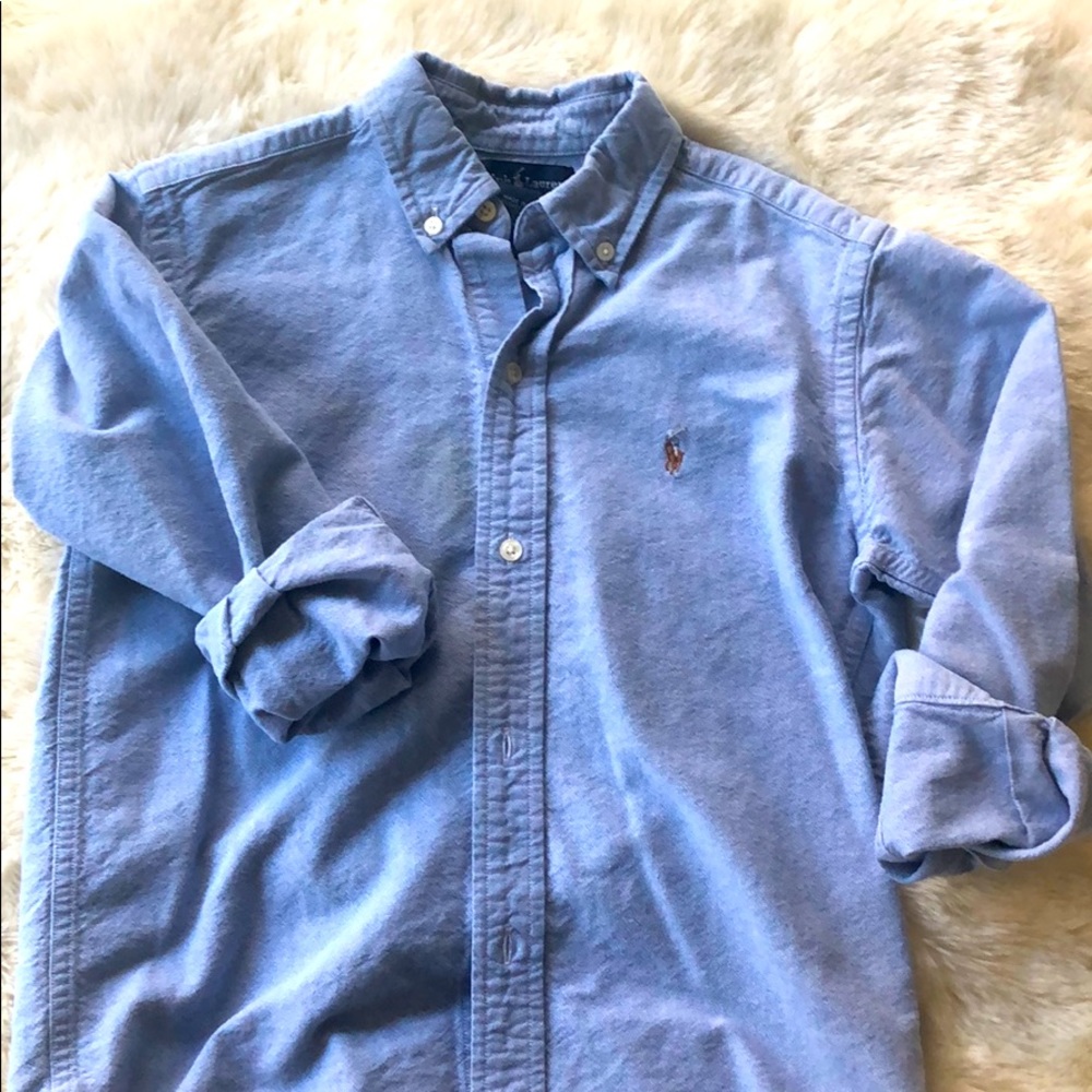 Boys Ralph Lauren chambray Oxford;Sz 7